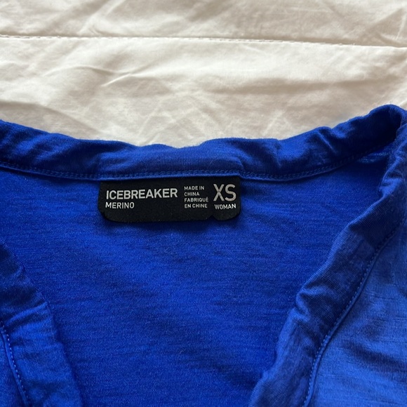 Rare icebreaker merino wool cool lite cardigan - Picture 4 of 9